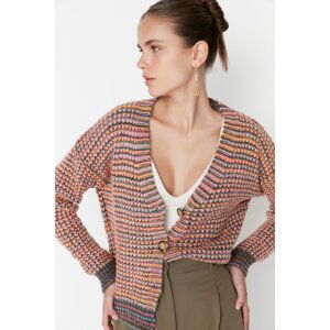 Trendyol Vícebarevný pletený svetr s měkkou texturou
