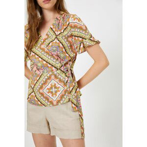 Koton Women's Ecru Patterned Blouse