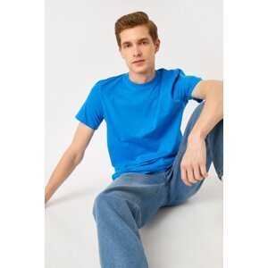 Koton Men's Saxony Blue T-Shirt
