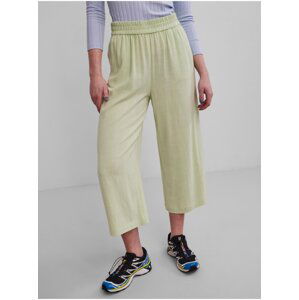 Světle zelené culottes Pieces Vinsty - Dámské