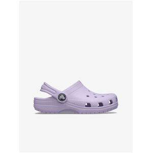 Světle fialové holčičí pantofle Crocs - Holky