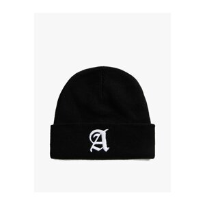 Koton Letter Embroidered Beanie