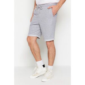 Trendyol Shorts - Gray - Normal Waist