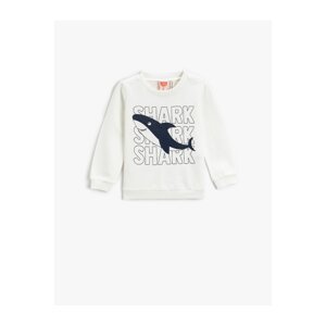 Koton Shark Print Sweatshirt