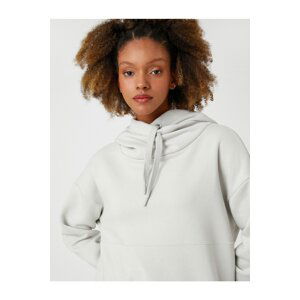 Koton Hooded Basic Sweatshirt Oversize