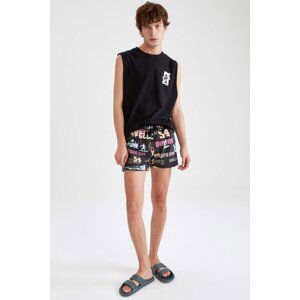 DEFACTO Printed Extra Short Lenght Swimming Short