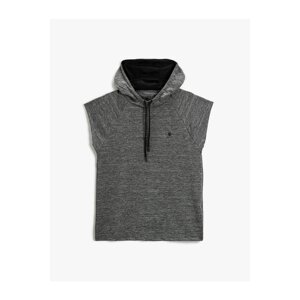 Koton Basic Sports T-Shirt Sleeveless Hooded