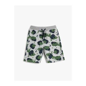 Koton The shorts have an elasticated waist, fastening, and print. With pockets.