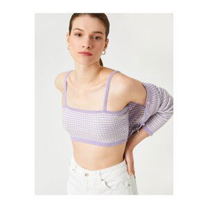 Koton Bustier Thin Strap Knitted