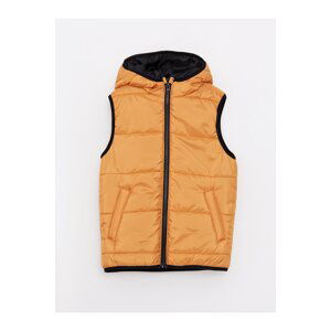 LC Waikiki Basic Boy's Inflatable Vest with a Hooded