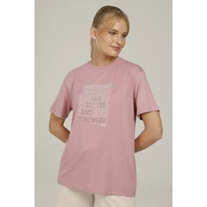 KINETIX Sn784 Lina Slogan T-Shirt Women's Short Sleeve T-shirt