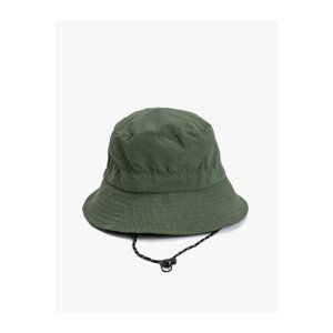 Koton / Women's Basic Folding Bucket Hat with Detachable Thread Straps