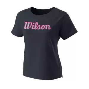 Dámské tričko Wilson  Script Eco Cotton Tee W India Ink  L