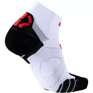 Pánské ponožky UYN Run Super Fast Socks, bílo-červená, 39-41
