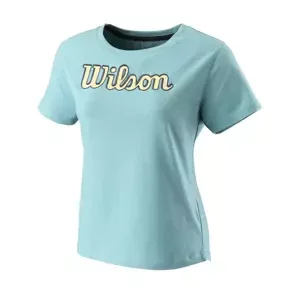 Dámské tričko Wilson  Script Eco Cotton Tee W Reef S