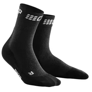 Dámské zimní běžecké ponožky CEP šedo-černé, II