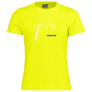 Dámské tričko Head  Club Lara T-Shirt Women Dark Yellow L