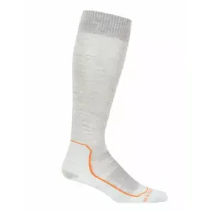 Dámské ponožky Icebreaker  Ski+ Ultralight OTC Blizzard Heather/Flash/Snow