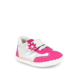 Polaris  512237.i White First Step Girl Sneaker