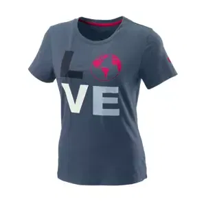 Dámské tričko Wilson  Love Earth Tech Tee W China Blue M