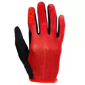 Cyklistické rukavice EVOC LITE TOUCH červené, S