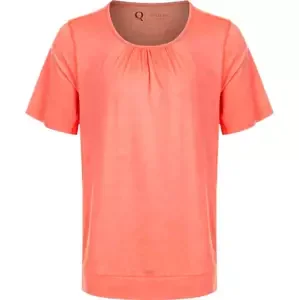 Dámské tričko Endurance Q Bree Melange SS Tee oranžové, 46