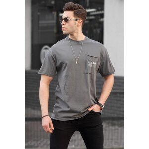 Madmext Smoked Printed Oversized Men's T-Shirt