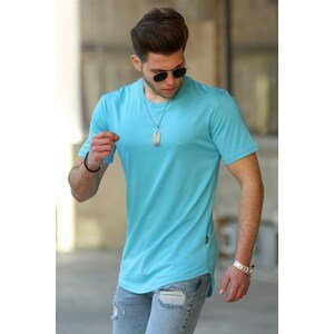 Madmext Basic Blue Men's T-Shirt 4500