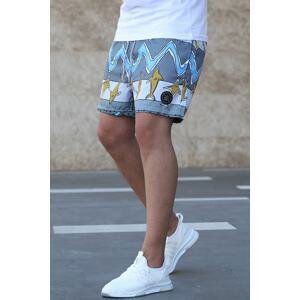 Madmext Smoked Printed Marine Shorts 2957