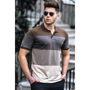 Madmext Brown Polo Men's T-Shirt 5103