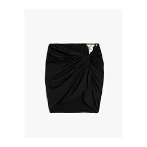 Koton Pareo Skirt Mini Length Pleated.