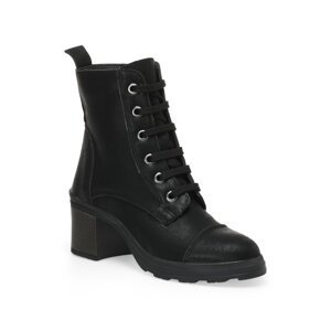 Polaris 32020144.z 2pr Women's Black Heeled Boots.