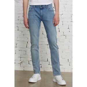 AC&Co / Altınyıldız Classics Men's Blue Extra Slim Fit Slim Fit Cotton Stretchy Riss Jeans Denim
