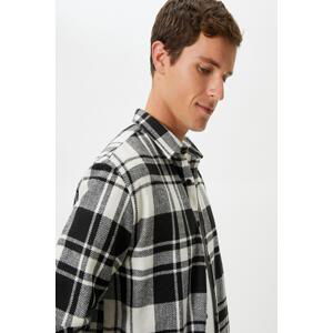 Koton Lumberjack Shirt Classic Collar Long Sleeve with Buttons
