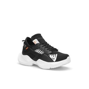DARK SEER Black and White Unisex Sneakers