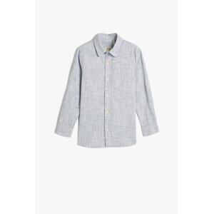 Koton Shirt Long Sleeve Pocket Detailed Cotton