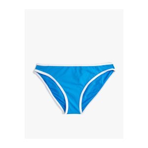 Koton Basic Bikini Bottoms with Pile Detail, Normal Waist.