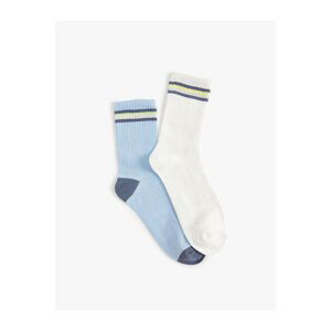 Koton Set of 2 Socks Cotton Printed