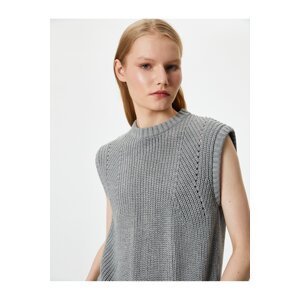 Koton Knit Sweater Crew Neck Sleeveless
