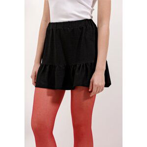 Bigdart 1884 Knitted Mini Skirt - Black