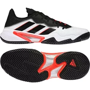 Pánská tenisová obuv adidas  Barricade M White/Black  EUR 42