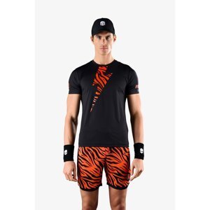 Pánské tričko Hydrogen  Tiger Tech Tee Black/Orange Tiger XL