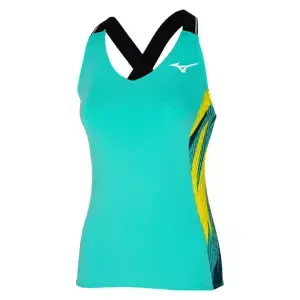 Dámské tričko Mizuno  Printed Tank Turquoise L