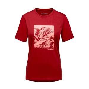 Dámské tričko Mammut  Core T-Shirt Blood Red