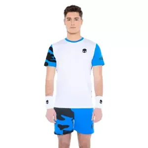 Pánské tričko Hydrogen  Tech Camo Tee White/Blue M