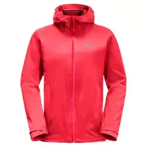 Dámská bunda Jack Wolfskin  Pack & Go Shell Tulip Red