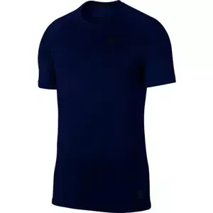 Pánské tričko Nike Pro BRT Top SS modré, XL