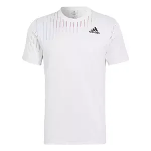Pánské tričko adidas  Melbourne Freelift Tee White S