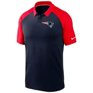 Pánské tričko Nike Raglan Polo NFL New England Patriots, XXL