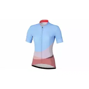 Dámský cyklistický dres Shimano  Sumire Jersey Blue/Orange